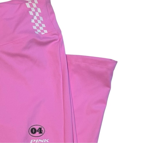 EUC Victorias Secret PINK Flare Racer Leggings- Size Large - Picture 2 of 8